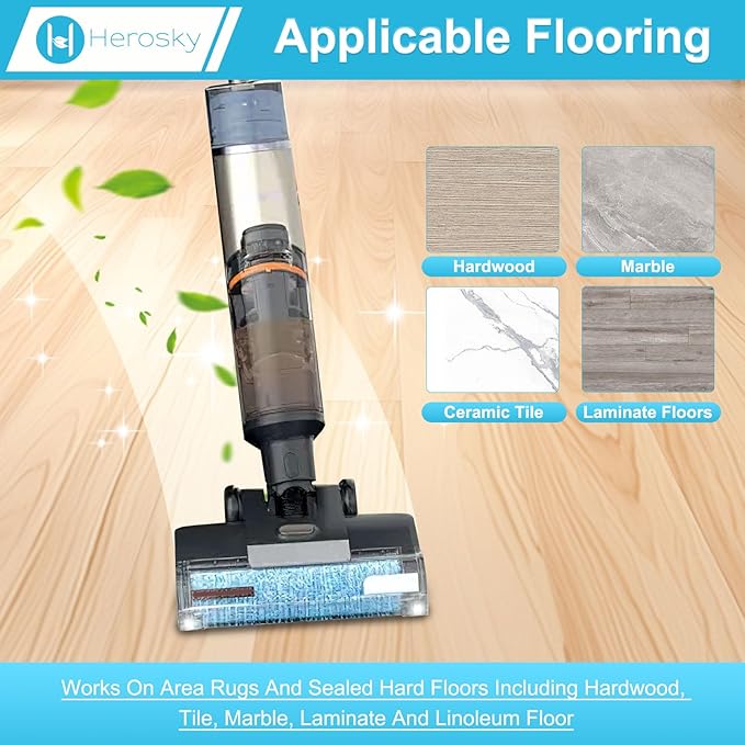 WD161 Roller and Filter For Shark HydroVac MessMaster Wet Dry Vacuum Cleaner WD161 WD261 AW261 (3 Brush 6 Foam Filter Kit)