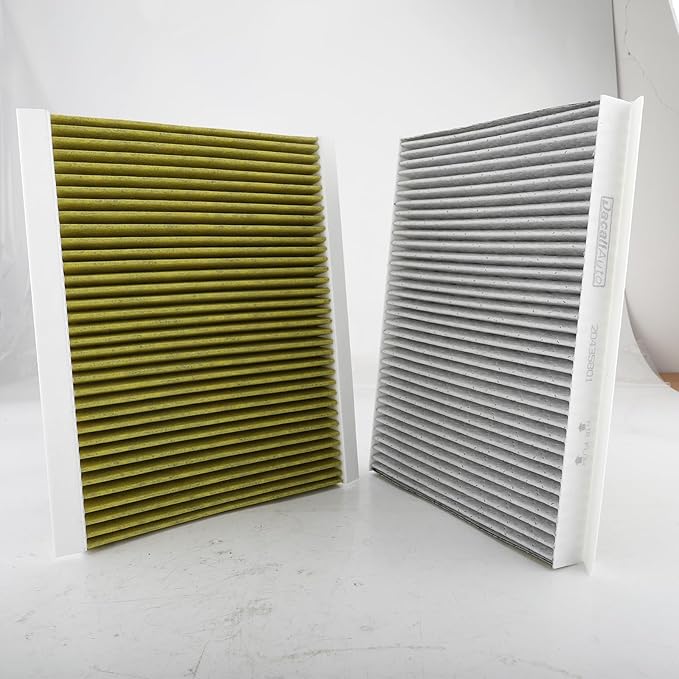 2Pcs Dacall Activated Carbon Cabin Air Filter - fit for Volvo VNL/VN/VNM/VHD/VT Series Trucks, for VNL 860 780 760 670, VN 780 670, VNM 630, VHD 430 and More, Replace Part NO. 20435801, AF26405