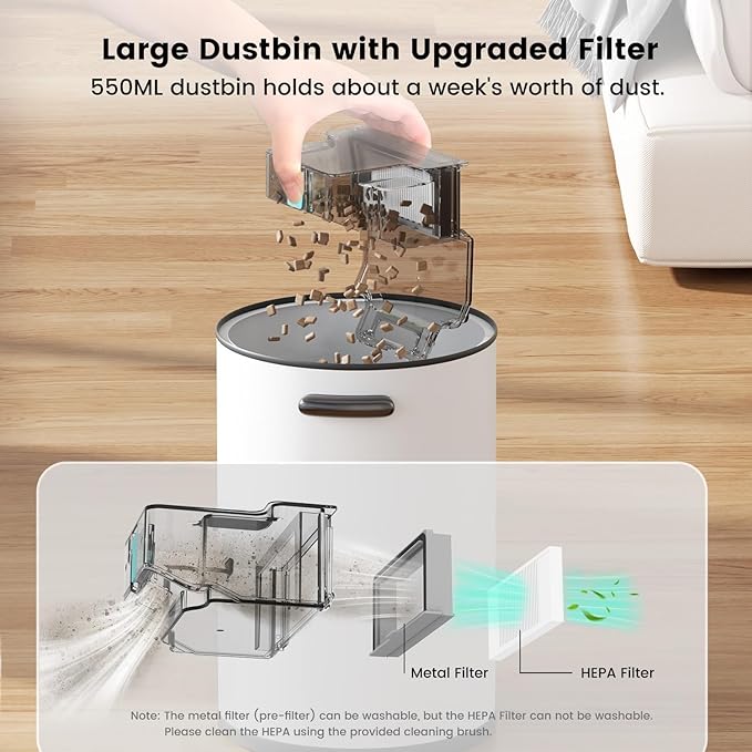 Lefant 4PCS Hepa Filter Replacement Accessories for Lefant M310 Robot Vacuum Cleaner