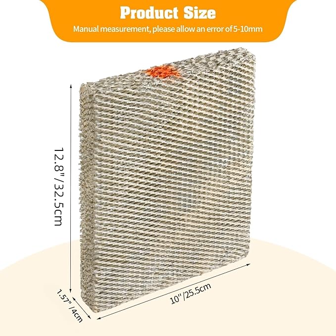 DerBlue 2PACK 35 Water Panel Humidifier Replacement Filter Compatible with AprilAire Humidifier 300, 350, 360, 560, 560A, 568, 600, 600A, 600M, 700, 700A, 700M, 760, 760A, 768 & X2661 Humidifier pad