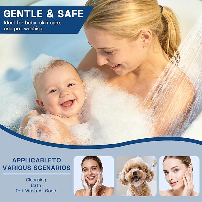 3-Pack, Compatible with AquaBliss SF400 & SF500 Heavy Duty Replacement Cartridge, Multi-Stage Shower Filter for Hair & Skin, Reduces Chlorine, Rust, Sediment, Easy 1-Min Install