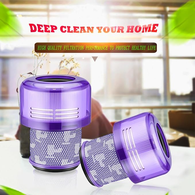 Replacement Filter Compatible with Dyson V11 Outsize, V11 Outsize Origin, Outsize Plus, Outsize+, Outsize Absolute+, SV16, SV29 Vacuum Cleaner, Compare to Part 970422-01 (2 PACK) (3 PACK)
