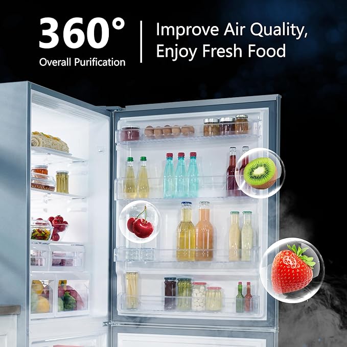 ROMON 6 Pack Refrigerator Air Filter Replacement for Frigidaire FRGPAAF2 PureAir AF-2 Air Filter Compatible with Frigidaire FRFC2323AS, FRFC232LAF, FRFC233LAF, FRFG2323AF, FRFN2823AS Fridge