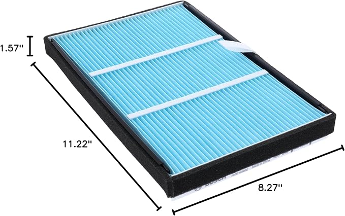 BOSCH 6012C HEPA Cabin Air Filter - Compatible with Select Buick Allure, Century, LaCrosse, Regal; Chevrolet Impala, Monte Carlo; Oldsmobile Intrigue; Pontiac Grand Prix