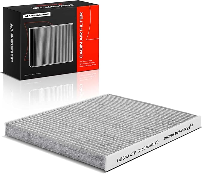 A-Premium Cabin Air Filter with Activated Carbon Compatible with Buick LeSabre & Cadillac DeVille, DTS & Oldsmobile Aurora & Pontiac Bonneville, 2000-2011, 3.8L 4.0L 4.6L, Replace# 95164349