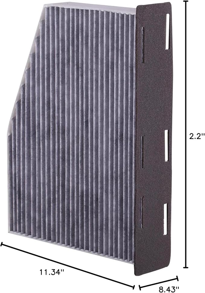 PG Cabin Air Filter PC5586C | Fits 2006-2018 Volkswagen Jetta, 2009-2017 Tiguan, 2006-2022 Passat, 2012-2015 Clasico, 2005-2010 Bora, 2006-2014 GTI, 2009-2017 CC, 2011-2019 Beetle