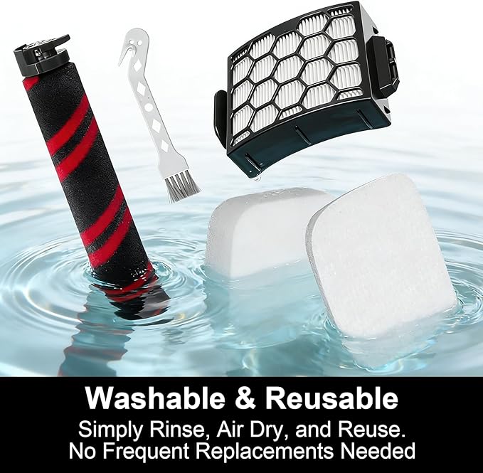 LA702 LA555 Filter Replacement for Shark Rotator Pet Lift-Away ADV Upright Vacuum LA702 LA555: 1 Soft Roller Brush, 2 HEPA Filters, 4 Foam & Felt kit for Pet Hair, Dust & Everyday Vacuum Maintenance