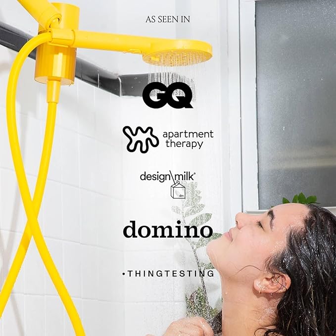 Sproos - Handheld Showerhead, High Performance Filtration System for Healthier Hair and Skin, Extra Long 70 Inch Hose, 3 Customized Spray Functions, 6 Colors (Lilac, Shower Filter Set)