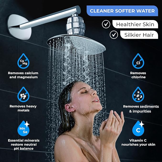 15-Stage Shower Filter Replacement Cartridge (2-Pack)