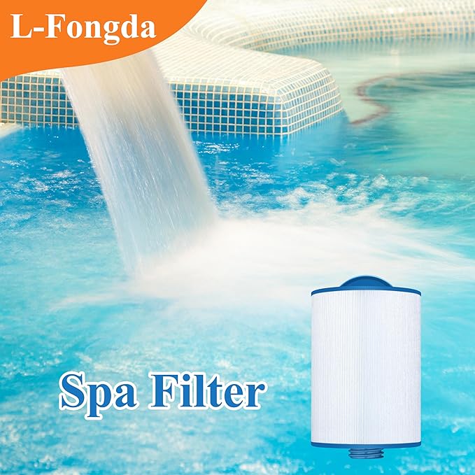 Spa Filter Compatible with 6CH-940, PWW50P3, 817-0050, 25252, 03FIL1400, FC-0359, 45 Sq.Ft, 2 Pack
