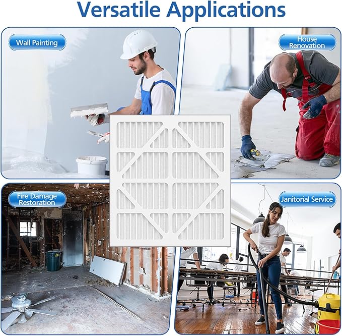 5 Pack MERV-10 Filter Replacement, Compatible with AlorAir CleanShield HEPA 550 and Abestorm HEPA 550 Air Scrubber Only โ Not for Other 550 Models, Filter Size 14.8"L x 13.7"W x 0.8"H