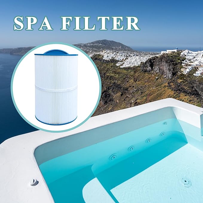 Spa Filter Compatible with C-7350, PCD50N, FC-3963, Caldera 50, 1019401, 73532, 50 sq.ft., 1 Pack