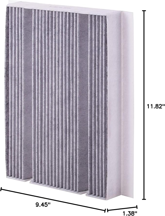 PG Cabin Air Filter PC99348C | Fits 2019-2025 Mercedes-Benz Sprinter 2500, 2024-2025 eSprinter, 2016-2023 Metris, 2019-2022 Sprinter 3500, 2020-2023 Sprinter, 2019-2023 Sprinter 1500, Front