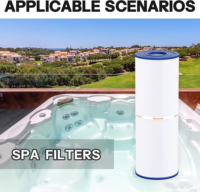 Spa Filter Compatible with Cryspool CP-04075, PRB50-IN, C-4950, 413-212-02, FC-2390, J210/ J220/ J235/ J245/ J275, 03FIL1600, 5X13 Drop in Hot Tub Filter 2 Pack