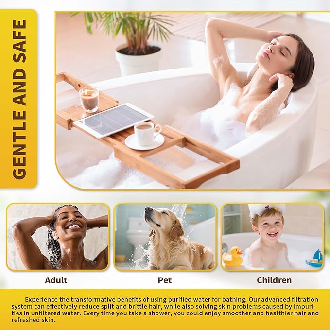 (1-Pack) Shower Filter Replacement Compatible With Afina Filter Showerhead & Shower Filter, for Hard Water Remove Chlorine And Other Impurities