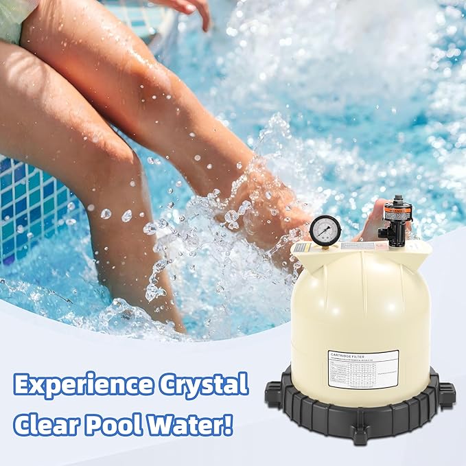178561 Pool Filter Lid Replacement Compatible with Pentair Clean & Clear CC75, CC150,CC200 Cartridge & DE Filters Include Part Number 190058 9820980 59052900