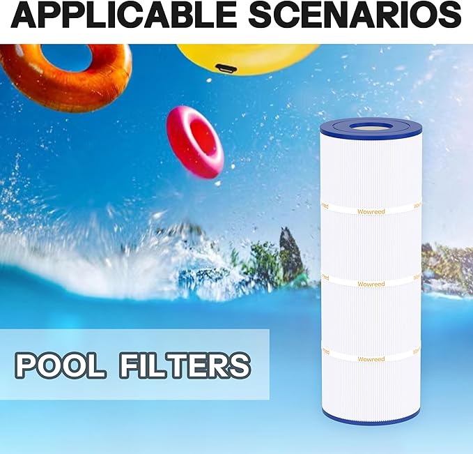 Pool Filter Compatible with CCP 320, Clean & Clear Plus 320, R173573,178580, 817-0081, PCC80/-M/PAK4, C-7470, FC-1976, 4 Pack