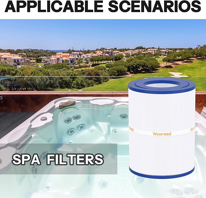 Spa Filter Compatible with PDM28, 461273, 2015 & Newer AquaRest DreamMaker Cottage Collection Models(not Oval end), 1 Pack