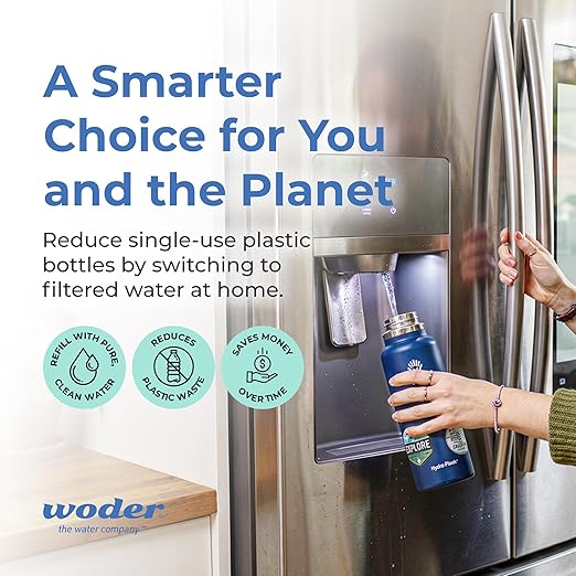 Inline Water Filter, John Guest Fittings, Removes PFAS, Lead, Chromium-6 & Chlorine, Keeps Essential Minerals, WQA Certified, Ultra High Capacity, US Made (Gen4)