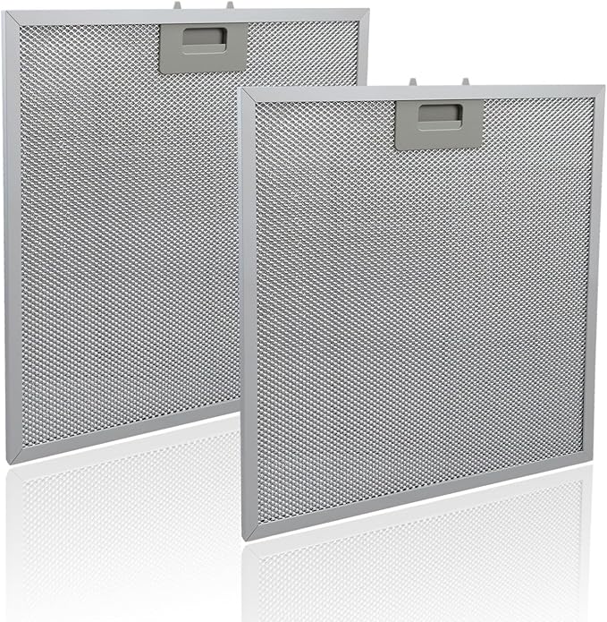 2 Pack WB02X27207 Range Hood Grease Filter 13-3/4" x 13-3/4" Compatible With GE Range JVX5305SJ2SS JVX5305SJ1SS JVX5300DJ1BB JVX5305EJ2ES, Replaces AP6039217 4463981 PS11771771