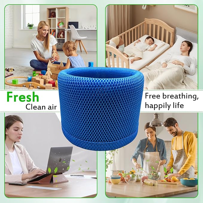 4-Pack 774S Replacement Filter Cartridges Compatible with DREO Humidifier High-Molecular Resin 3D Weave Upgraded Replacement Cartridges