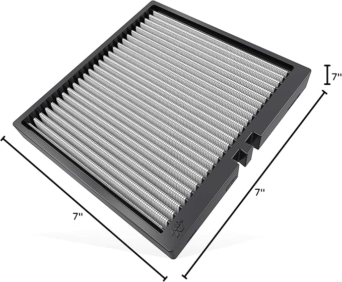 K&N LIFETIME Cabin Air Filter: Premium, Washable, Clean Air for your Cabin: Compatible with 2012-2026 AUDI: A3, Q2, S3, TT, VF2047