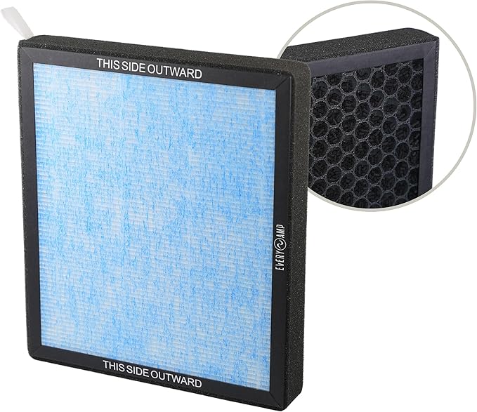 HEPA Cabin Air Filter Replacement with Activated Carbon - Compatible with Rivian R1T & R1S Gen1 & Gen2 Vehicles 2022 2023 2024 2025 2026