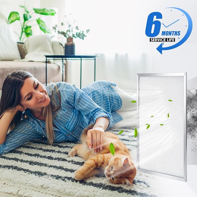 Yaocom 4 Pack MERV-8 Filter 12.2 x 9.9 Inches Compatible with Storm LGR Extreme Commercial Dehumidifier, Filter Replacement Set