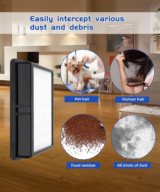 2 Pcs HF1000 HEPA Filters Fits For Oreck Buster BB1000/BB1100 Series and CC1600 Vacuums,Replacement Vacuum Filters for Oreck