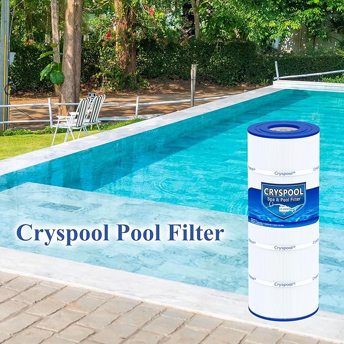 Cryspool® 08053 Filter Compatible with Jandy CS100, R0462200, PJANCS100, C-8410, FC-0821, 100 Sq. Ft Pool Filter Cartridge, 1 Pack