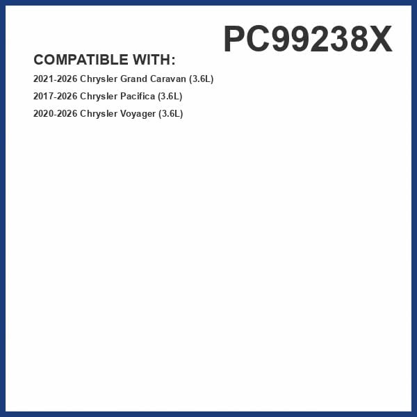 Pureflow Cabin Air Filter PC99238X | Fits 2023-21 Chrysler Grand Caravan, 2023-17 Pacifica