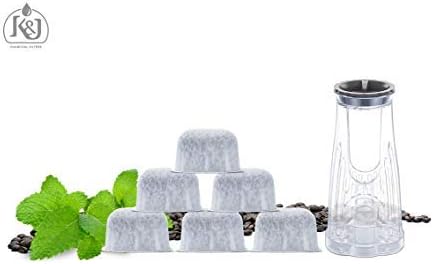 K&J Replacement Keurig Starter Kit for K200, K250, K35, and K-compact Brewers- Includes Rear Reservoir Filter Holder And 6-pack of Keurig 2.0 Compatible Water Filters