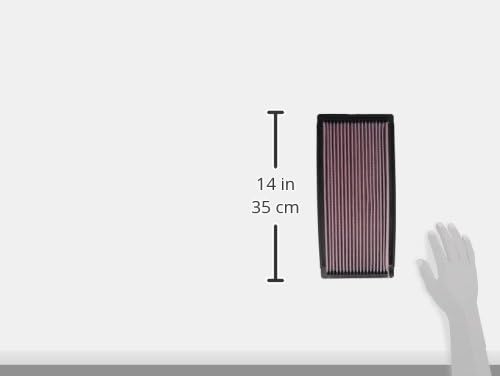 K&N High-Flow Original Lifetime Engine Air Filter: Increase Power: Premium, Washable: Compatible with 1987-1997 FORD: (See Product Descriptions for Select Models), 33-2023
