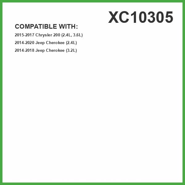 ECOGARD XC10305 Cabin Air Filter Fits 2014-2020 Jeep Cherokee, 2015-2017 Chrysler 200