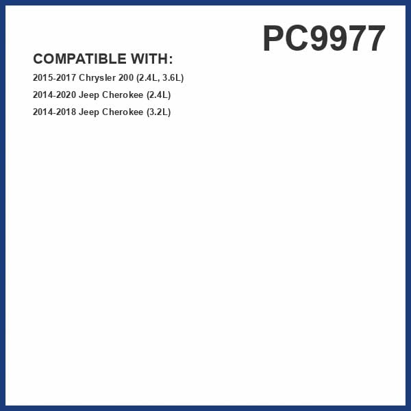 PG Cabin Air Filter PC9977 | Fits 2014-2020 Jeep Cherokee, 2015-2017 Chrysler 200