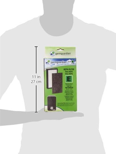 Germ Guardian FLT4100 True HEPA Genuine Air Purifier Replacement Filter E for GermGuardian AC4100, AC4150P, AC4150BL, and More