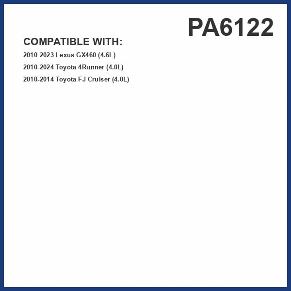 PG Engine Air Filter PA6122 | Fits 2010-2024 Toyota 4Runner, 2010-2023 Lexus GX460, 2010-2014 Toyota FJ Cruiser