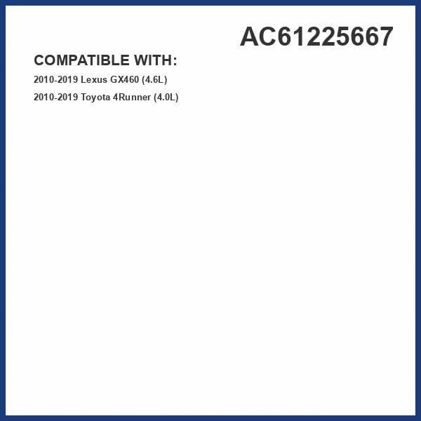 PG Kit Engine Air and Cabin Filter AC61225667 | Fits 2019-10 Toyota 4Runner, 2019-10 Lexus GX460