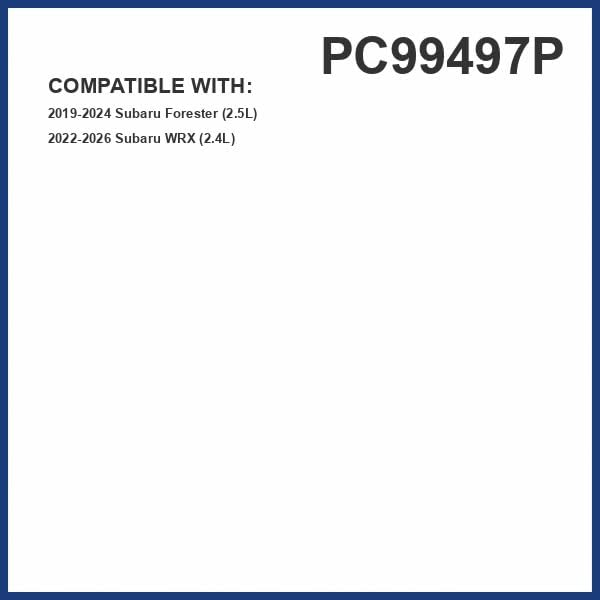PG Cabin Air Filter PC99497P | Fits 2019-2024 Subaru Forester, 2022-2026 WRX