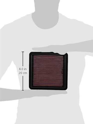 K&N High-Flow Original Lifetime Engine Air Filter: Increase Power: Premium, Washable: Compatible with Select 2022-2026 Acura/Honda: Integra, Accord, Civic, CR-V L4 1.5L, 33-5120