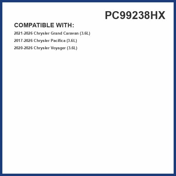 PureFlow HEPA Cabin Air Filter PC99238HX | Fits 2023-21 Chrysler Grand Caravan, 2023-17 Pacifica