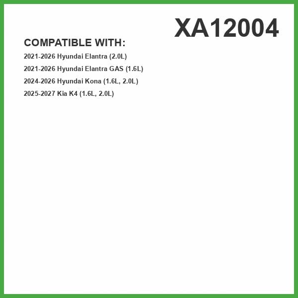 ECOGARD XA12004 Premium Engine Air Filter Fits 2021-2025 Hyundai Elantra, 2024-2026 Kona