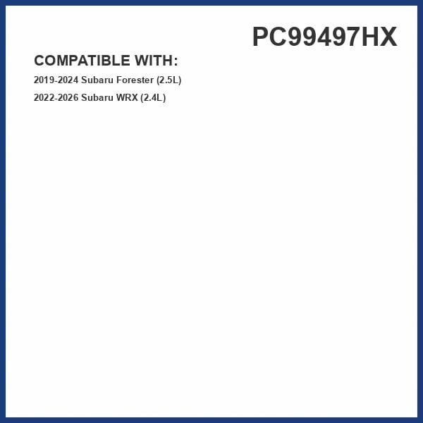 PureFlow HEPA Cabin Air Filter PC99497HX | Fits 2019-2024 Subaru Forester 2.5L Gas, 2022-2025 WRX 2.4L Gas