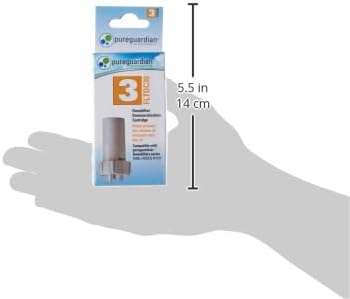PureGuardian Humidifier Demineralization Filter, Number 3 Cartridge, Prevents Release of Minerals, Lasts 500 Hours, White, FLTDC30