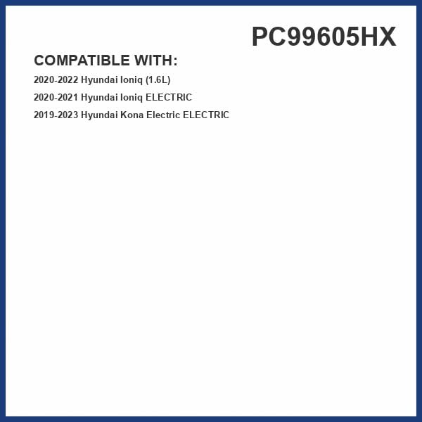 PureFlow HEPA Cabin Air Filter PC99605HX | Fits 2019-2023 Hyundai Kona Electric, 2020-2022 Ioniq