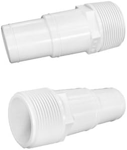 FibroPool 1 1/4" Swimming Pool Filter Hose Replacement Kit (6 Feet, 2 Pack)
