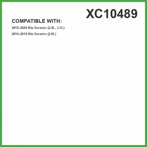 ECOGARD XC10489 Cabin Air Filter Fits 2016-2020 Kia Sorento