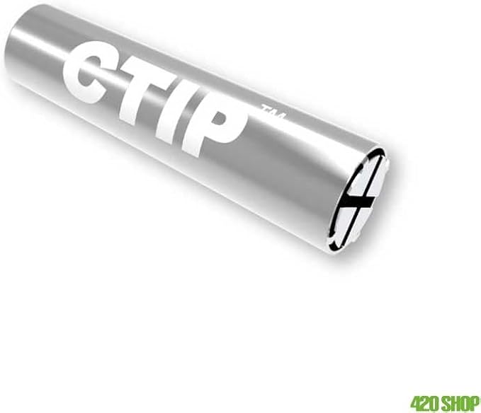 CTIP Activated Charcoal Carbon conical Filter Tips in Metal Aluminum housing - box/200