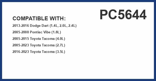 PG Cabin Air Filter PC5644 | Fits 2023-16 Toyota Tacoma, 2008-03 Pontiac Vibe, 2016-13 Dodge Dart