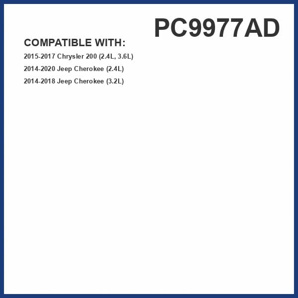 PG Cabin Air Filter PC9977AD | Fits 2014-2020 Jeep Cherokee, 2015-2017 Chrysler 200